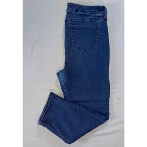 NYDJ Lift/Tuck Future Fit Soft Stretch Denim Jeans. Dark Wash, Women's 14. GUC!!